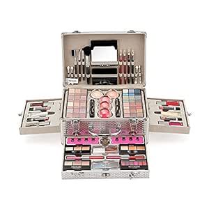 Joyeee All-in-One Makeup Gift Set Carry All Makeup Kit for Women Full Kit With Aluminum Case Lipgloss Lipstick Concealer Blush Foundation Face Powder Eyeshadow Palette Cosmetic Palette #2